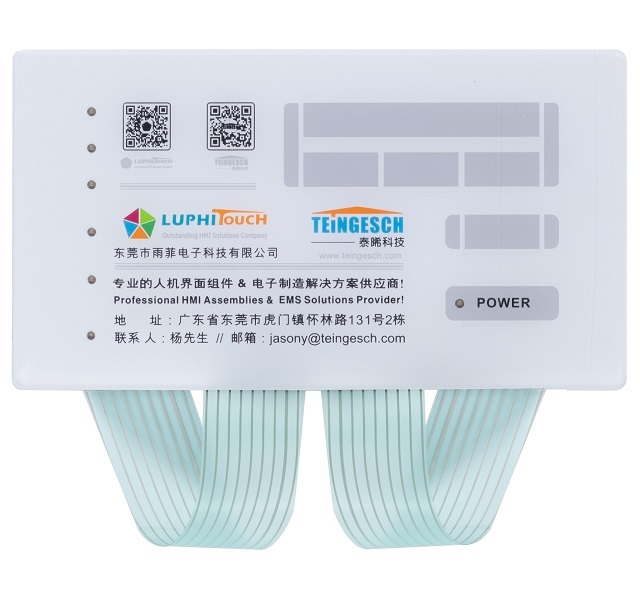 폴리에스테르 회로 캐패시티브 멤브레인은 IP67 방수를 바꿉니다 0